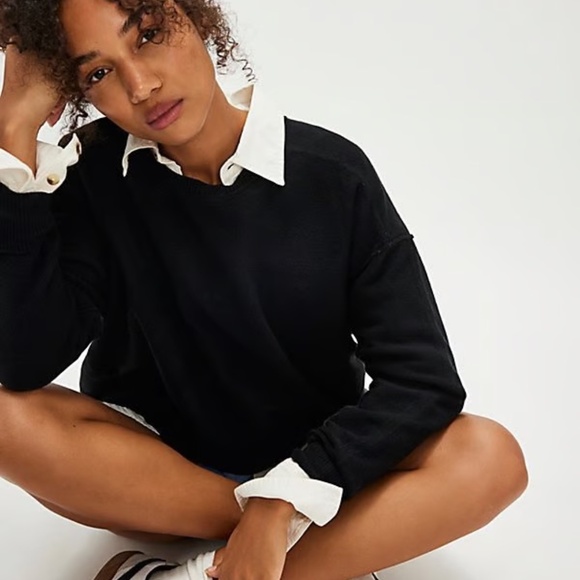 Free People Sweaters - Free People Black Sweater – Size Small